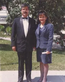 Nazly Rosa Medina Buelvas y Rubén Darío Orozco Palacio en los primeros años del colegio