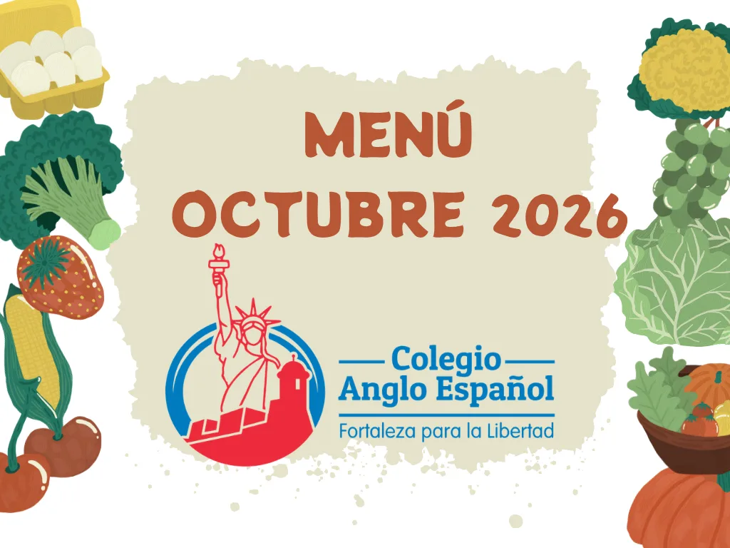 Minuta del restaurante de octubre 2026, página 1